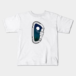 Climbing Carabiner Mountains Kids T-Shirt